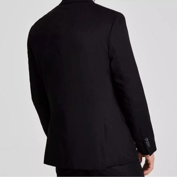 Kenneth Cole Reaction Mens Slim Fit Flex Techni-Cole 2-Piece Suit Jacket Pants - Picture 3 of 16